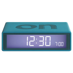 Lexon Flip Alarm Clock Blue